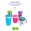 Munchkin Miracle Bardak Kapak-Mor –1 adet, 360 Mucize Bardaklar ile Uyumlu,BPA İçermez,Hijyenik Kullanım