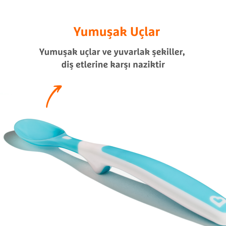 Munchkin 3 Bölmeli Sıçrama Engelleyici Tabak Seti Pembe/Mor ve Yumuşak Uçlu 6'lıRenkli Bebek Kaşıkları 2li Set
