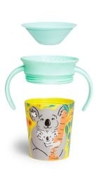 Munchkin Mucize 360° Wildlove Alıştırma Bardağı, 6 ay+, 177ml, Koala, 1 Paket