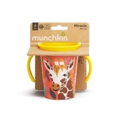 Munchkin Mucize  360° Wildlove Alıştırma Bardağı, 6ay+, 177ml, Zürafa, 1 Paket