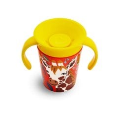 Munchkin Mucize  360° Wildlove Alıştırma Bardağı, 6ay+, 177ml, Zürafa, 1 Paket
